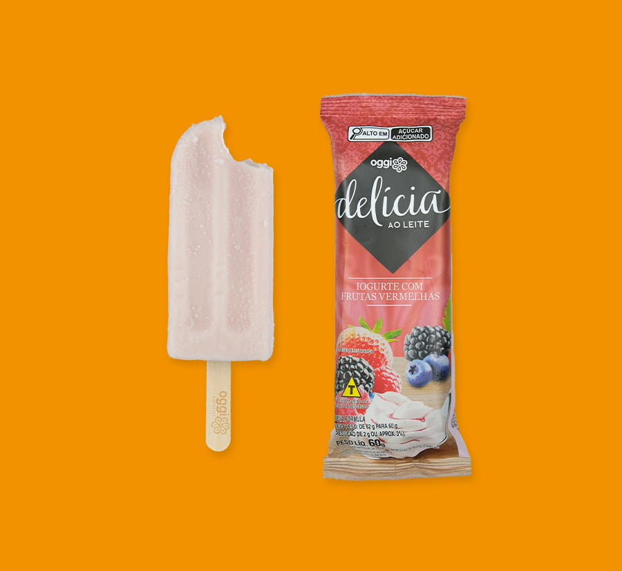 DELICIA IOGURTE COM FRUTAS VERMELHAS 60G